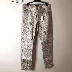 NWT Express Shimmer Snake Jean